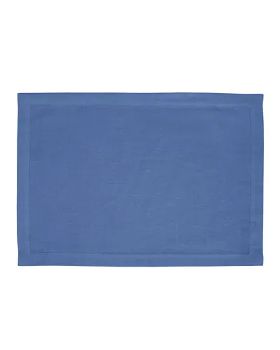 Matouk Chamant Placemats, Set Of 4 In Lake
