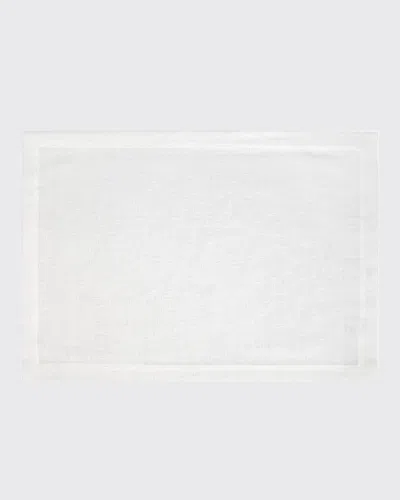 Matouk Chamant Placemats, Set Of 4 In White