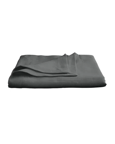 Matouk Chamant Tablecloth, 90"dia. In Gray