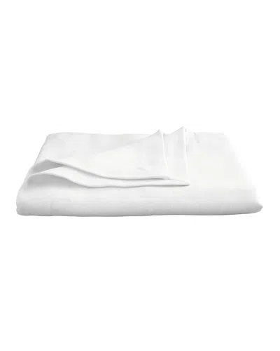 Matouk Chamant Tablecloth, 90"dia. In White