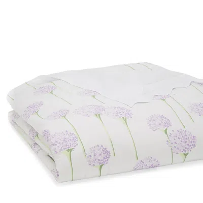 Matouk Charlotte Duvet Cover, Twin In Purple