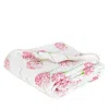 Matouk Floral Cotton Percale Quilt In Pink