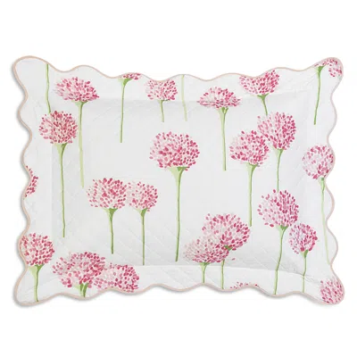Matouk Charlotte Quilted Standard Sham In White