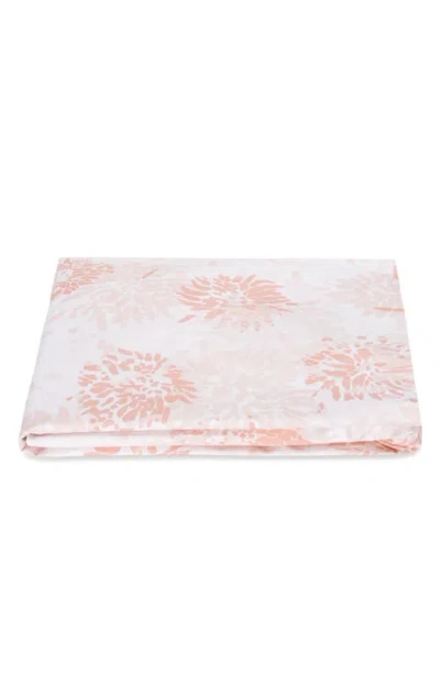 Matouk Chrysanthemum 500 Thread Count Fitted Sheet In Pink