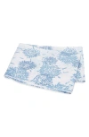 Matouk Chrysanthemum 500 Thread Count Fitted Sheet In Blue
