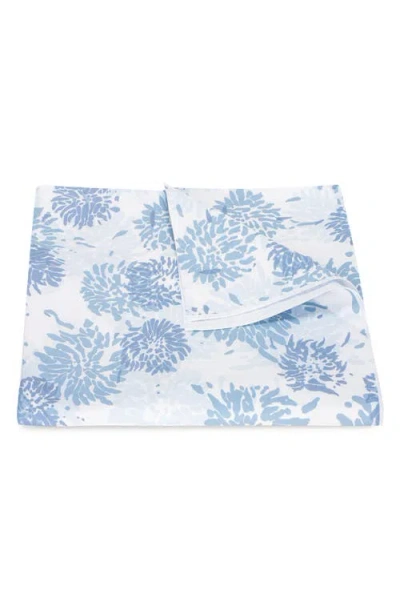 Matouk Chrysanthemum Duvet Cover In Blue