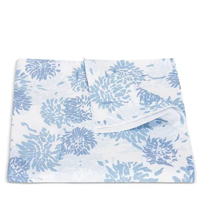 Matouk Chrysanthemum Duvet Cover, Full/queen In Blue