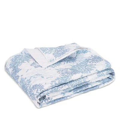 Matouk Chrysanthemum Quilt, Full/queen In Blue