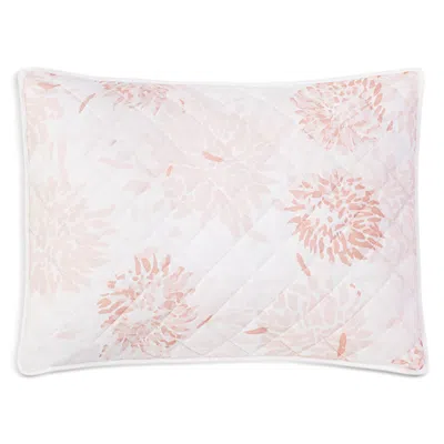 Matouk Chrysanthemum Quilted Boudoir Sham In Pink