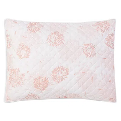 Matouk Chrysanthemum Quilted Sham, King In Pink