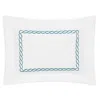 Matouk Classic Chain Boudoir Sham In Blue