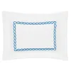 Matouk Classic Chain Boudoir Sham In Blue