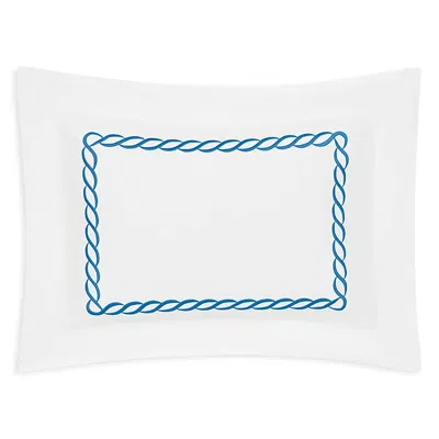 Matouk Classic Chain Boudoir Sham In Blue