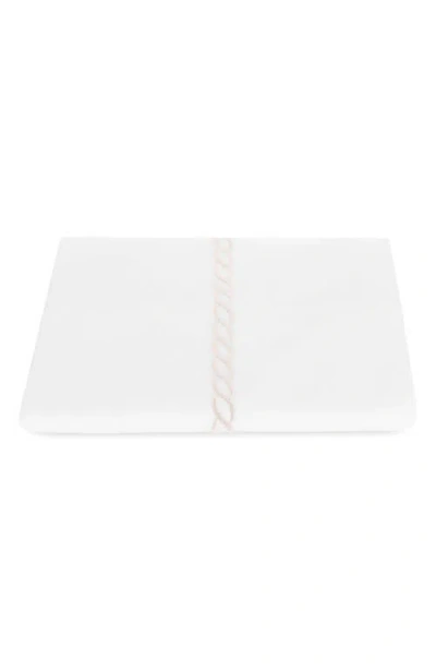 Matouk Classic Chain Cotton Percale Duvet Cover