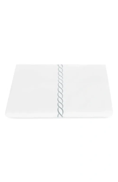 Matouk Classic Chain Cotton Percale Duvet Cover