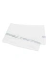 Matouk Classic Chain Cotton Percale Flat Sheet