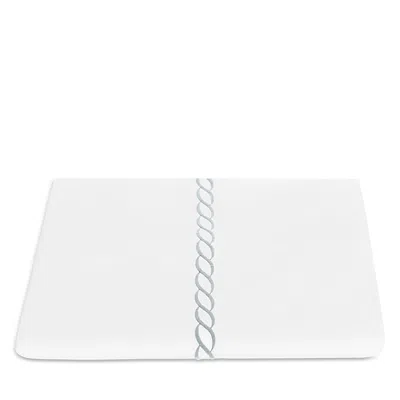 Matouk Classic Chain Duvet Cover, Full Queen In Silver