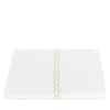 Matouk Classic Chain Duvet Cover, Full Queen In White