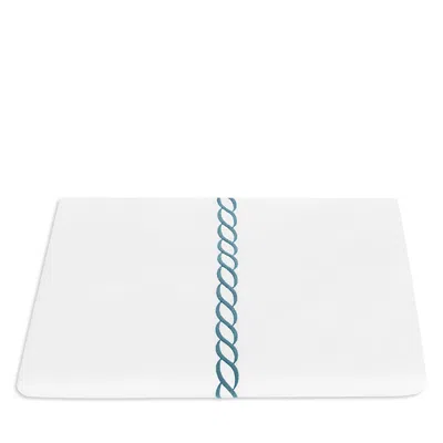Matouk Classic Chain Duvet Cover, King In Blue