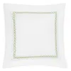 Matouk Classic Chain Euro Sham In Green