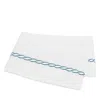 Matouk Classic Chain Flat Sheet, Full Queen In Blue