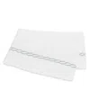Matouk Classic Chain Cotton Percale Flat Sheet In White