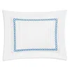 Matouk Classic Chain King Sham In Blue