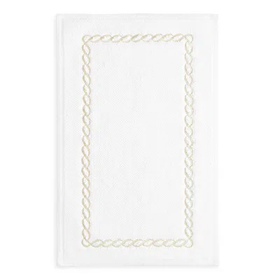 Matouk Classic Chain Milagro Bath Rug - Exclusive In White