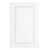 Matouk Classic Chain Milagro Bath Rug - Exclusive In White/sand Beige