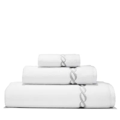Matouk Classic Chain Milagro Bath Towel - Exclusive In White