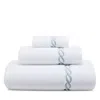 Matouk Classic Chain Milagro Bath Towel - Exclusive In Blue