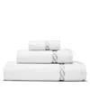 Matouk Classic Chain Milagro Hand Towel - Exclusive In White/pearl Gray