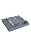 Matouk Classic Chain Scallop Matelassé Coverlet In Blue
