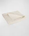 Matouk Classic Chain Scallop Matelasse Full/queen Coverlet In White