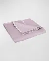Matouk Classic Chain Scallop Matelasse King Coverlet In Pink