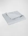 Matouk Classic Chain Scallop Matelasse King Coverlet In Pool/bone