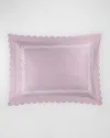 Matouk Classic Chain Scallop Matelasse King Sham In Pink