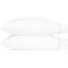 Matouk Classic Chain Scallop Set Of 2 600 Thread Count Pillowcases In White