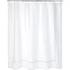 Matouk Classic Chain Scallop Shower Curtain In Hazy Blue