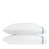 Matouk Classic Chain Standard Pillow Case, Pair In White