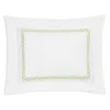 Matouk Classic Chain Standard Sham In Green