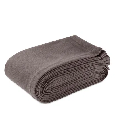 Matouk Cosmo Merino Wool Blanket, Full/queen In Brown