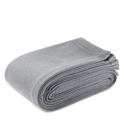 Matouk Cosmo Merino Wool Blanket, King In Gray