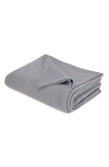 Matouk Costa Mesa Cotton Knit Blanket In Gray