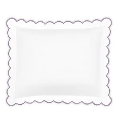Matouk Dakota Percale Boudoir Sham In Deep Lilac