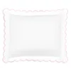 Matouk Dakota Percale Boudoir Sham In Pink