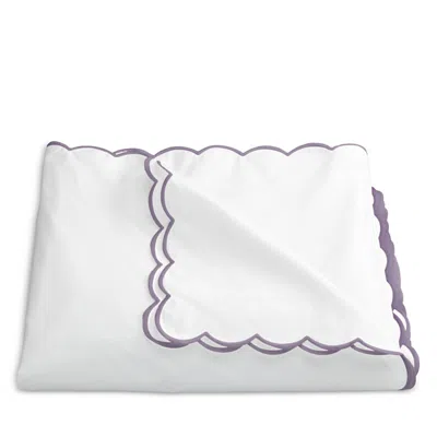 Matouk Dakota Percale Duvet Cover, Full/queen In Deep Lilac