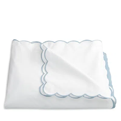 Matouk Dakota Percale Duvet Cover, Full/queen In White