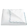 Matouk Dakota Percale Duvet Cover, King In Light Blue