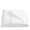 Matouk Dakota Percale Duvet Cover, King In Pink